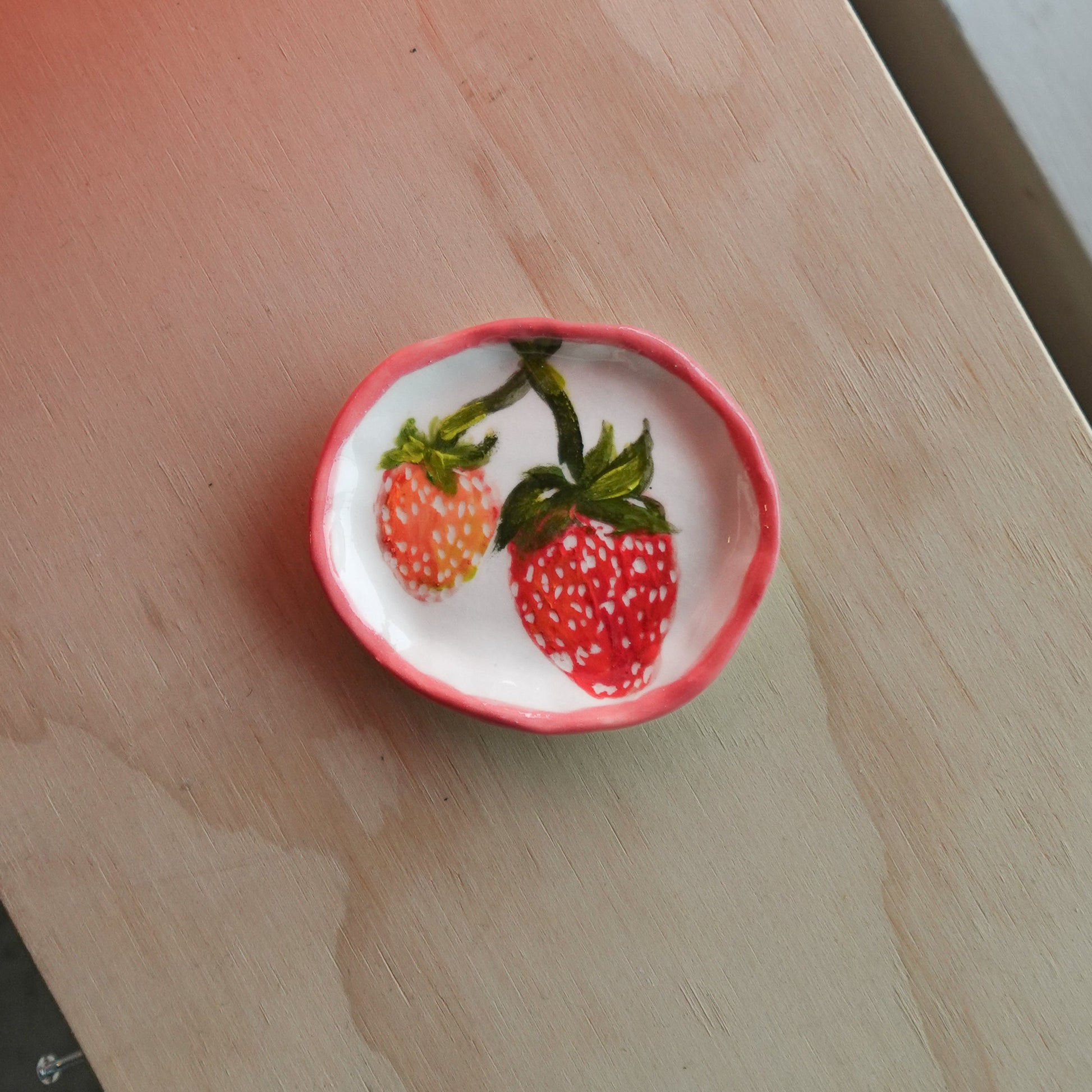 strawberry dish
