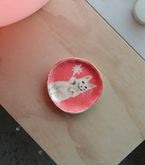 cat in pink