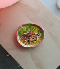 sleeping fawn