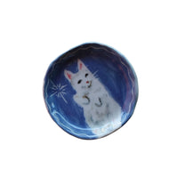 cat in blue