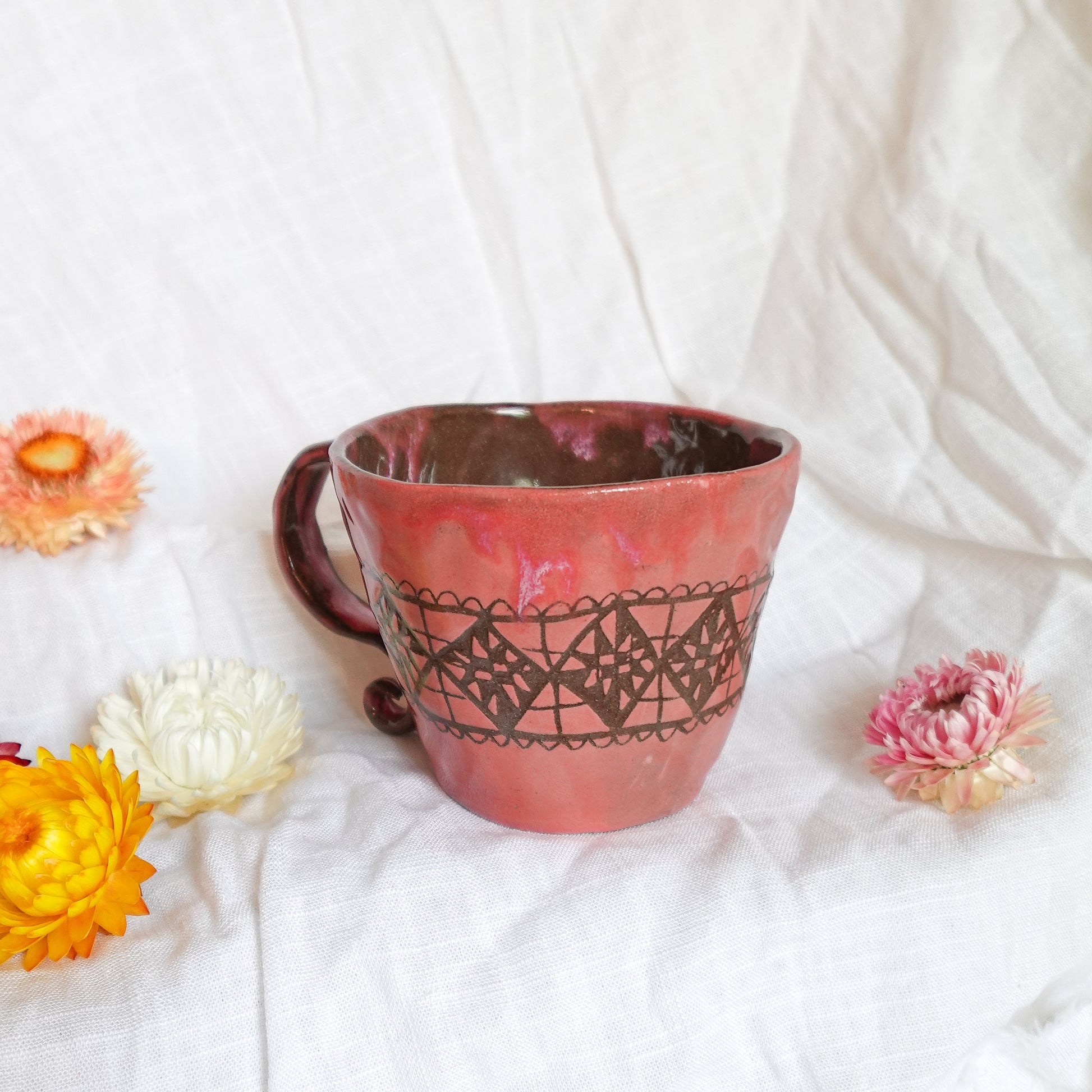pink diamond teacup