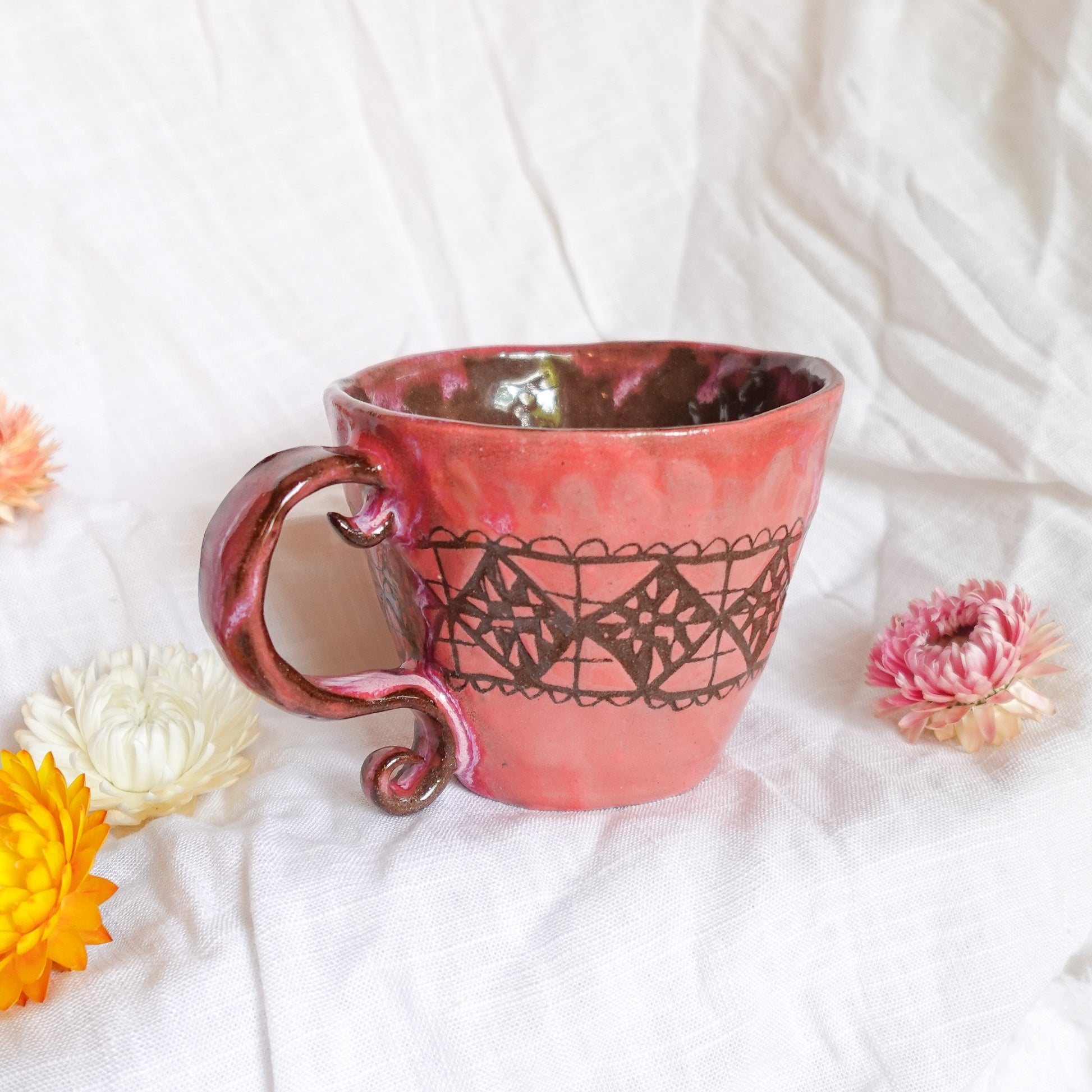 pink diamond teacup