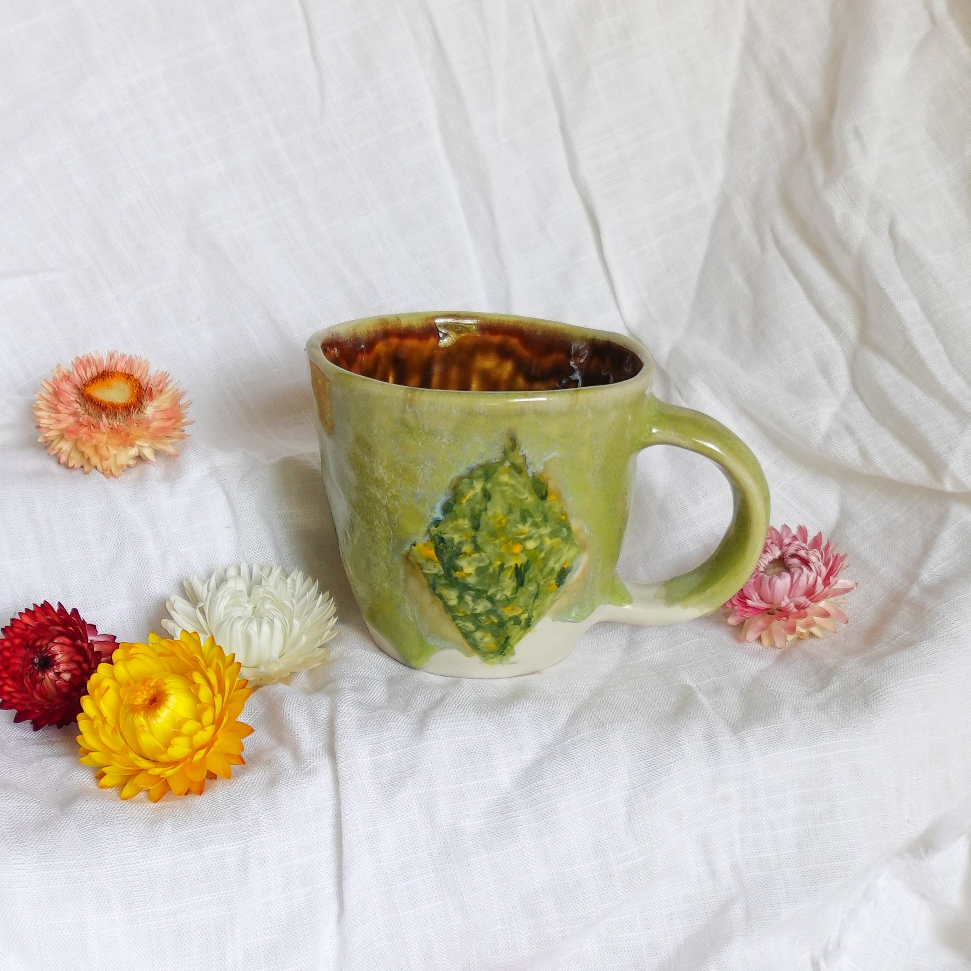 grass on the agenda mug