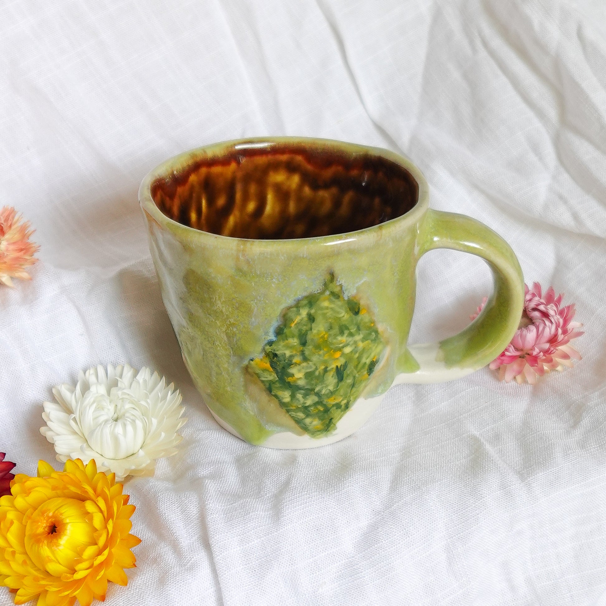 grass on the agenda mug