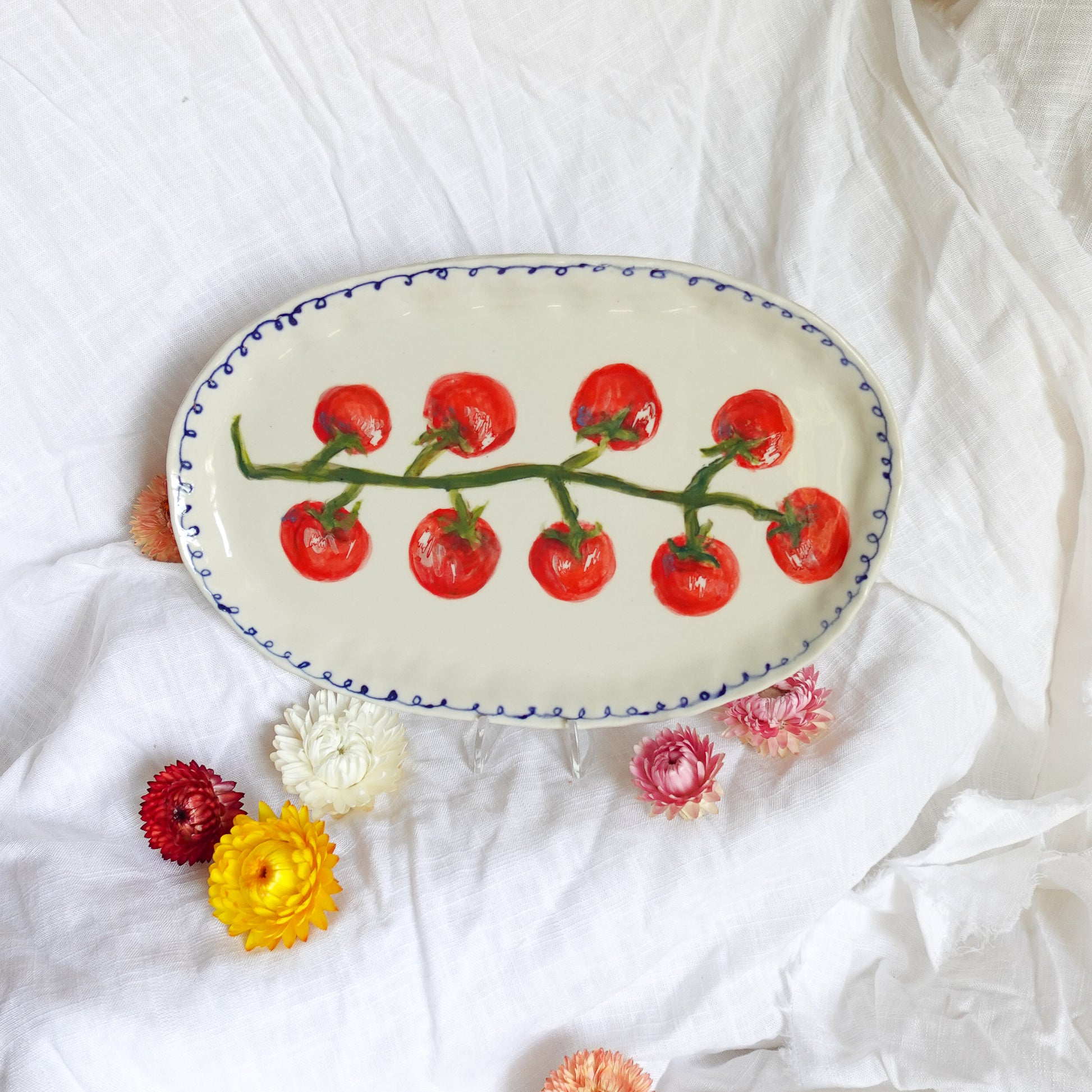 tomato vine platter