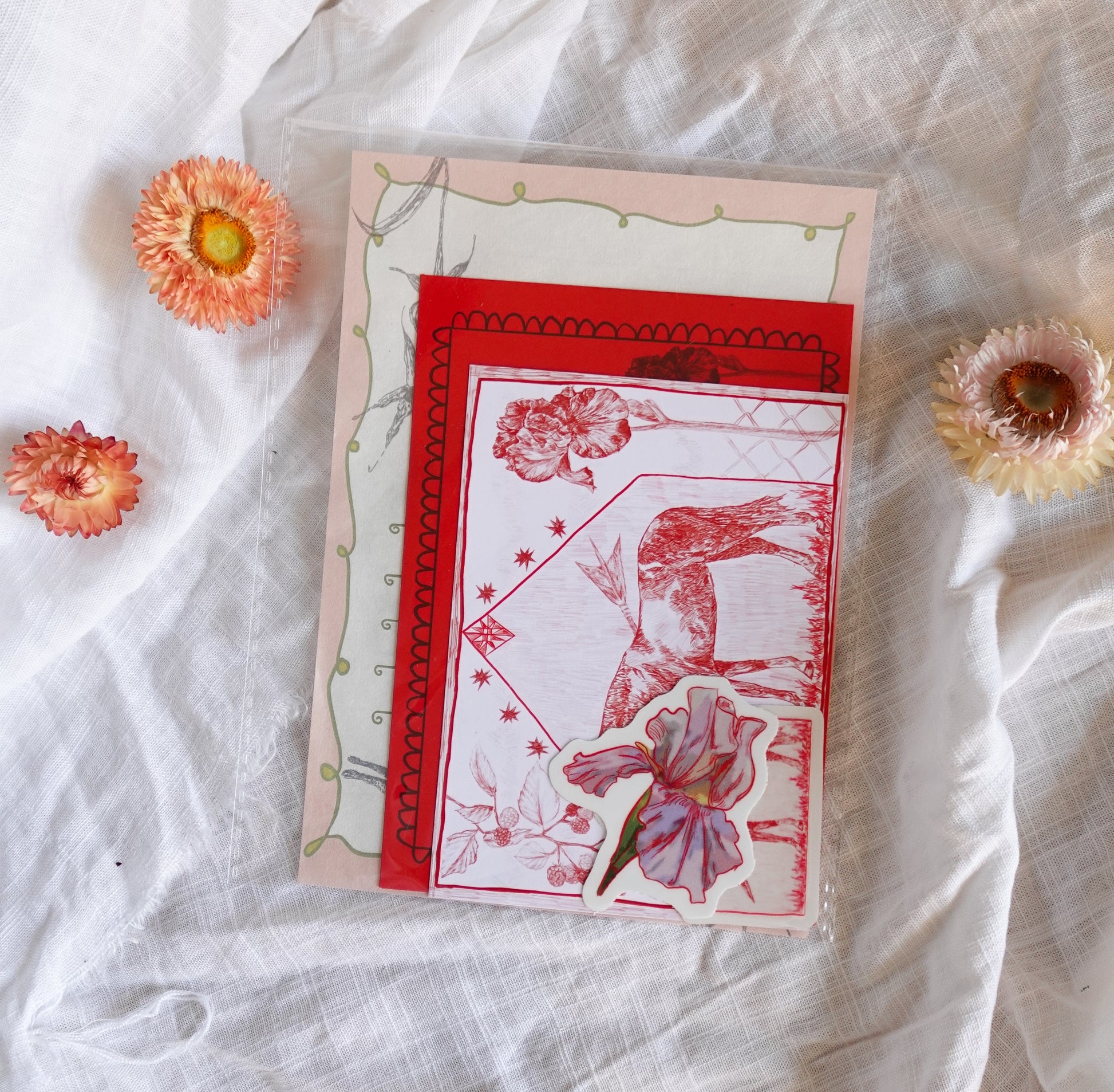 letter writing journal packs