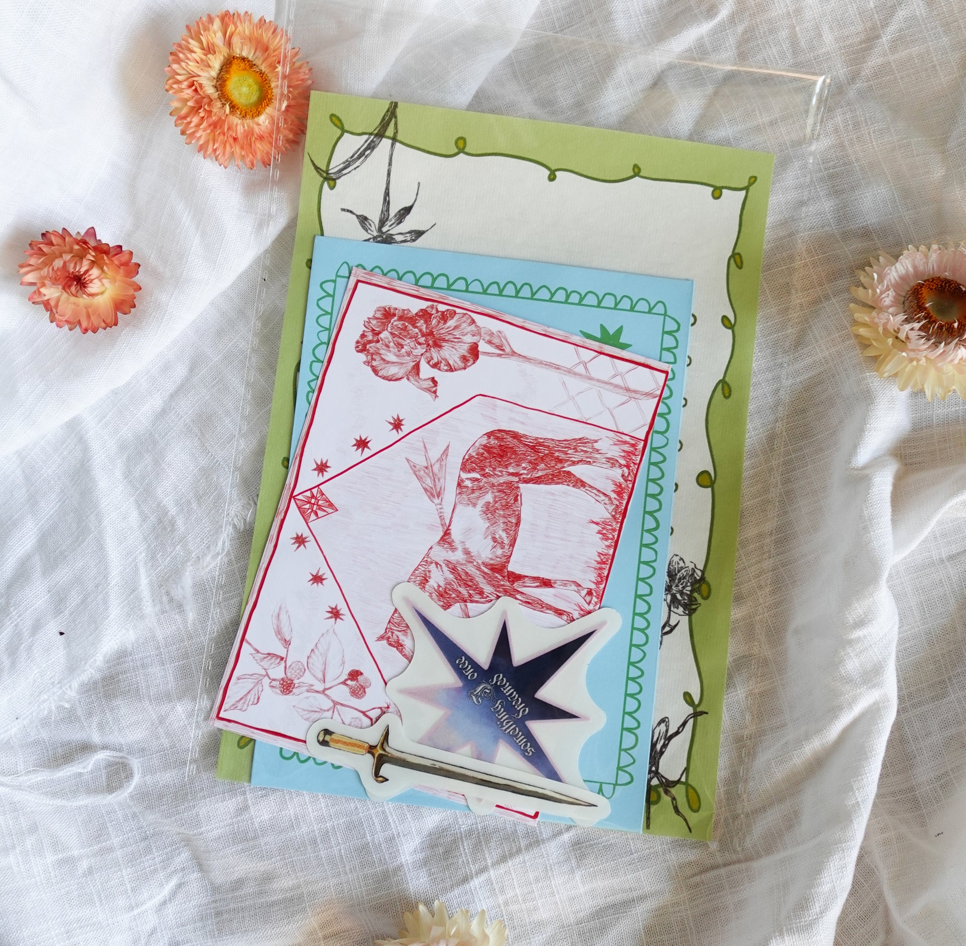 letter writing journal packs