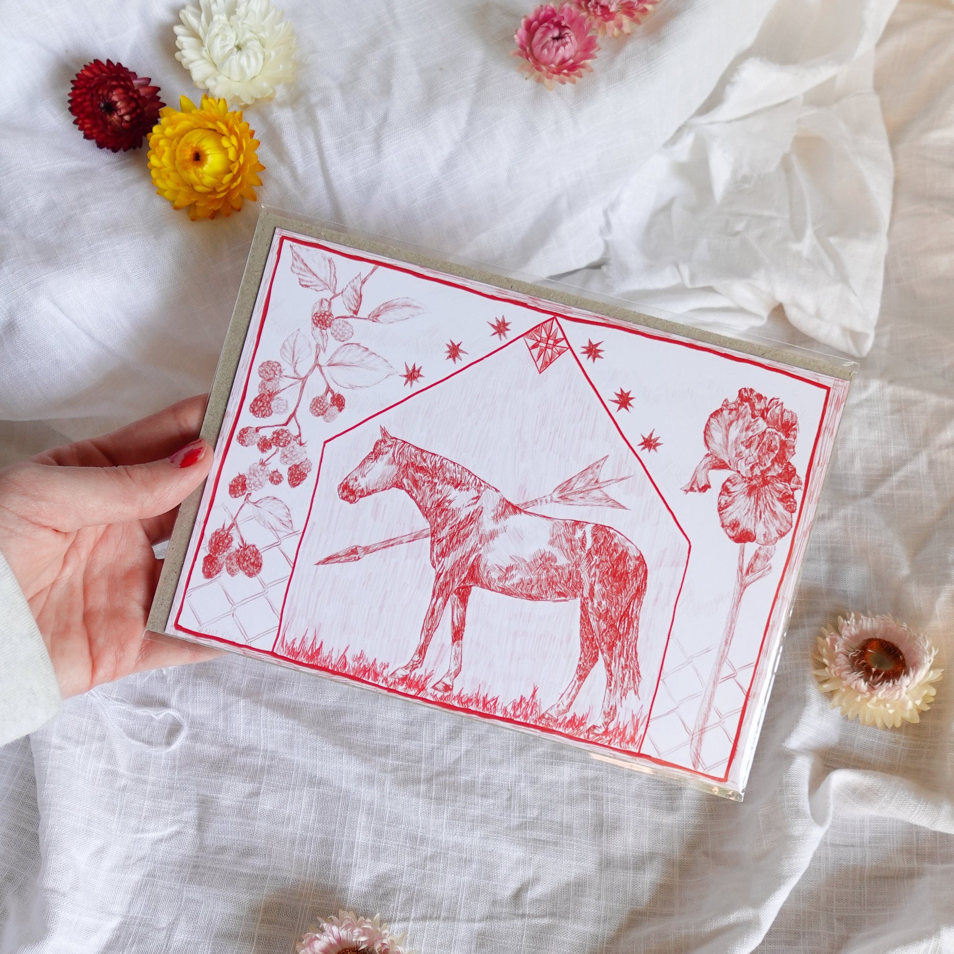 year of the horse print