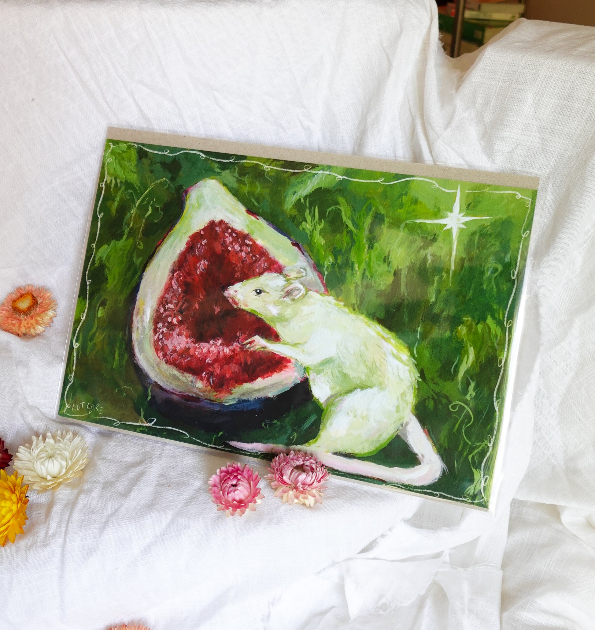 rat and the fig print