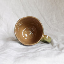 in the garden. teacup