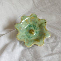 pistachio butter. incense holder