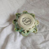 pistachio butter. incense holder