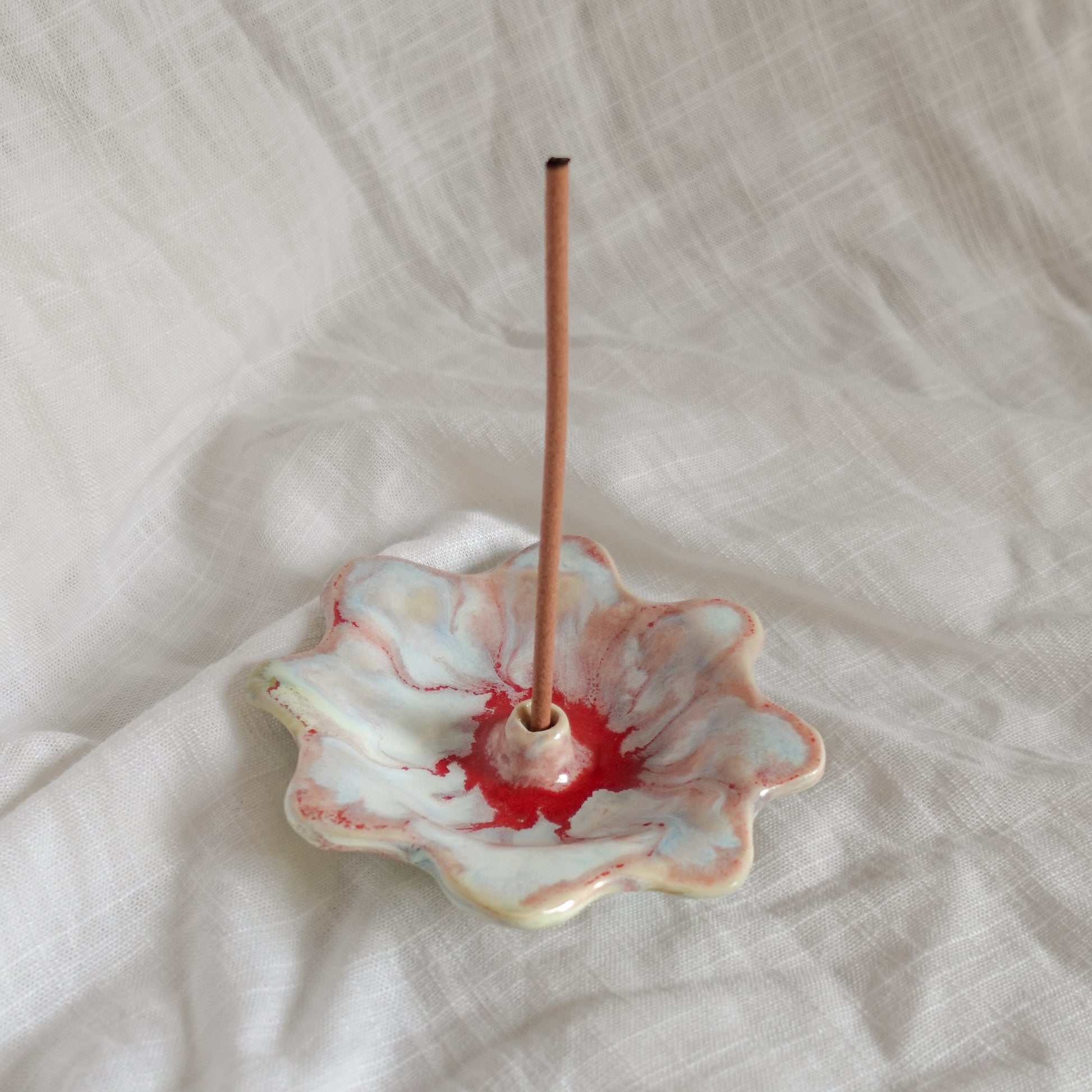 raspberries and mint. incense holder
