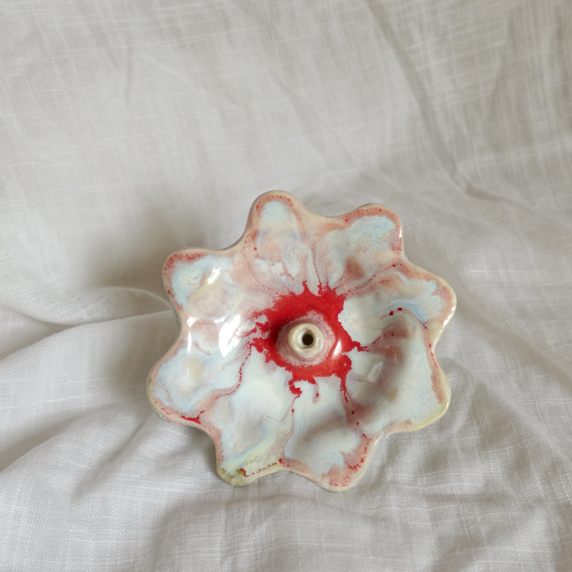 raspberries and mint. incense holder