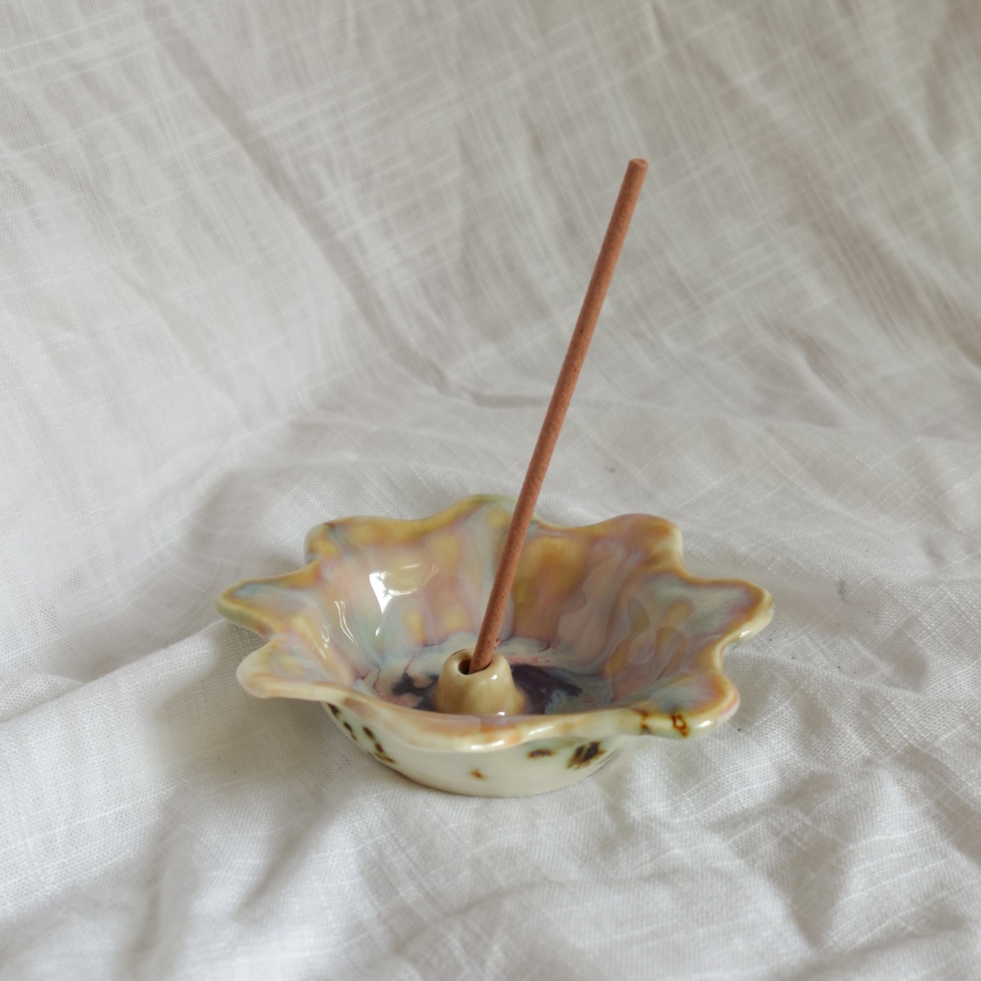 brown sugar tea. incense holder