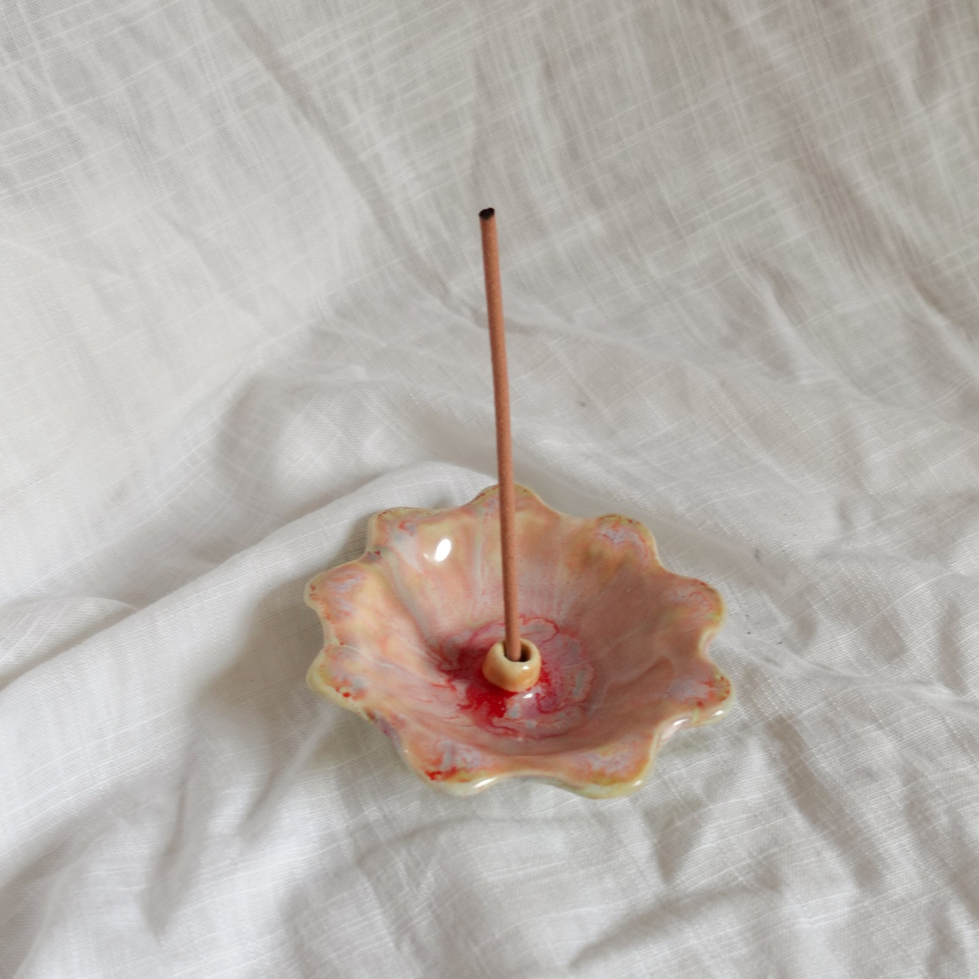 peach tree. incense holder