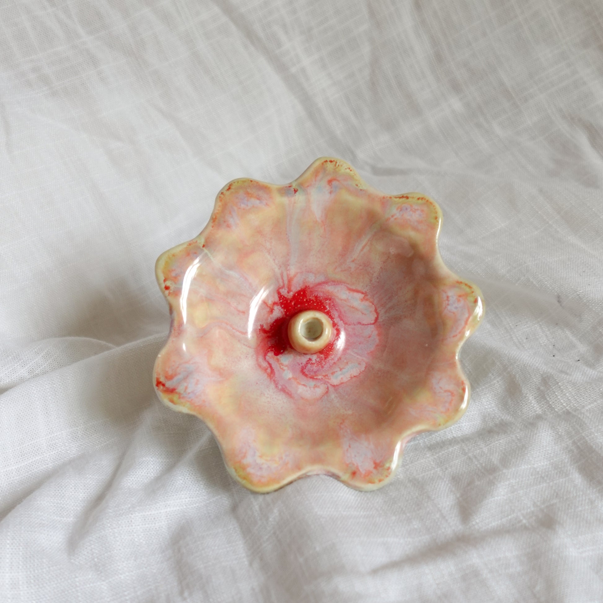 peach tree. incense holder