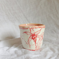 orchids with a side of sherbet. cup