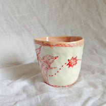 orchids with a side of sherbet. cup