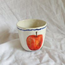 apple juice. cup