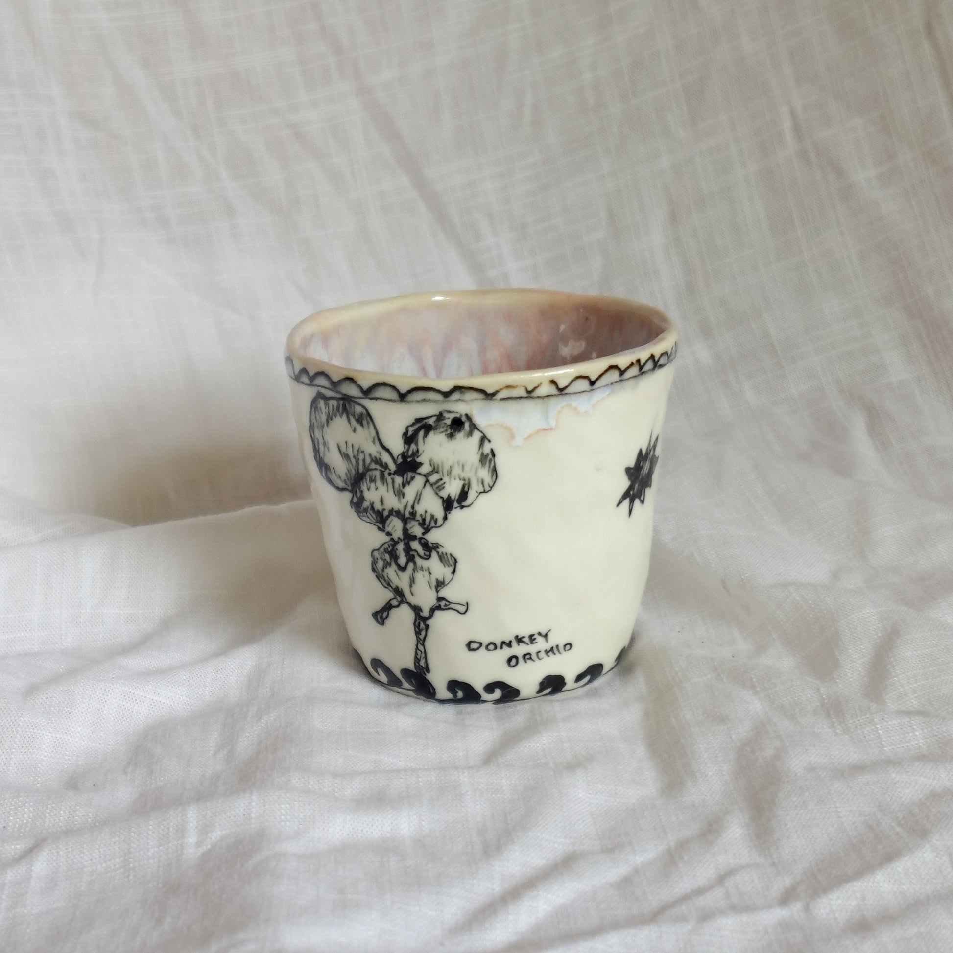 gone flying. cup