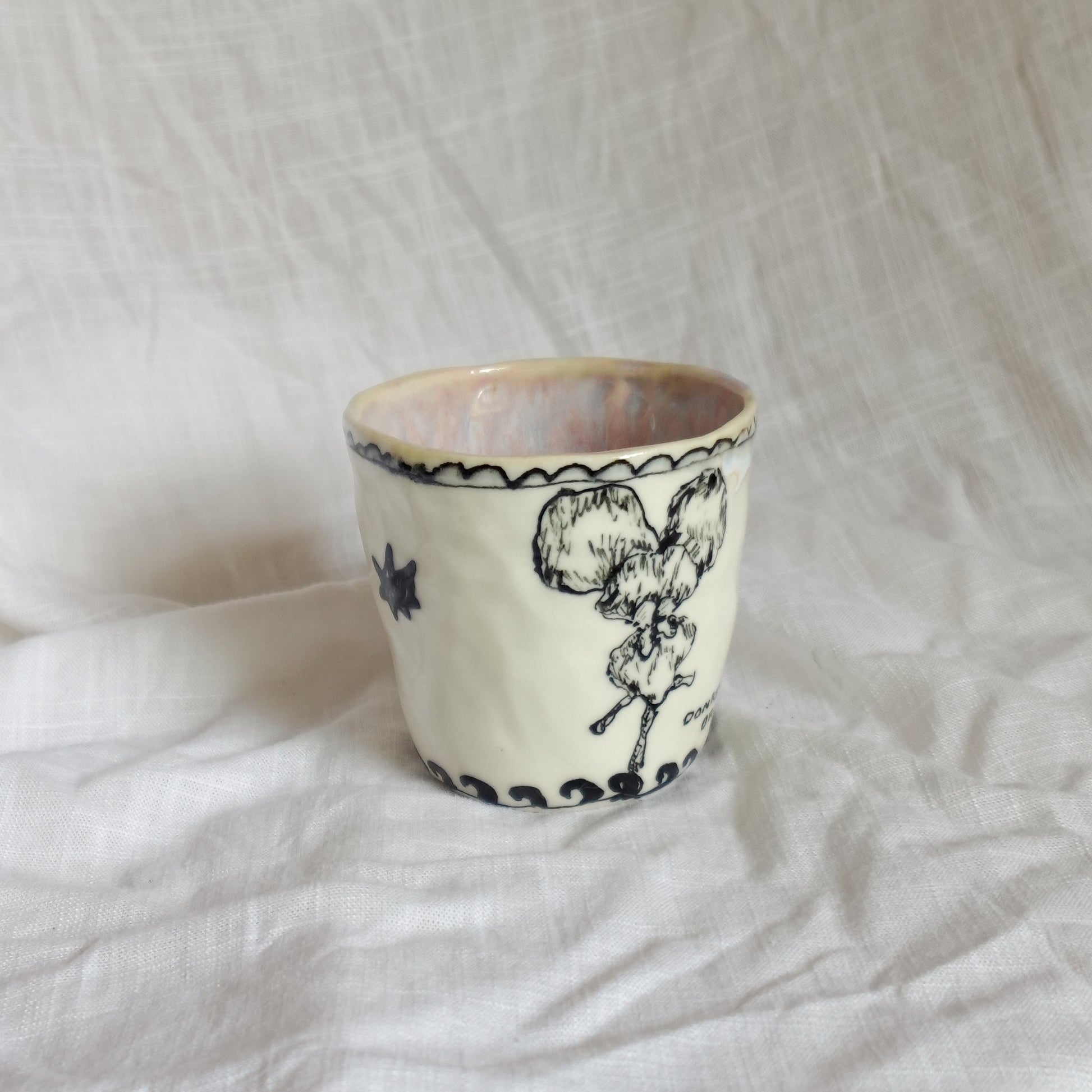 gone flying. cup