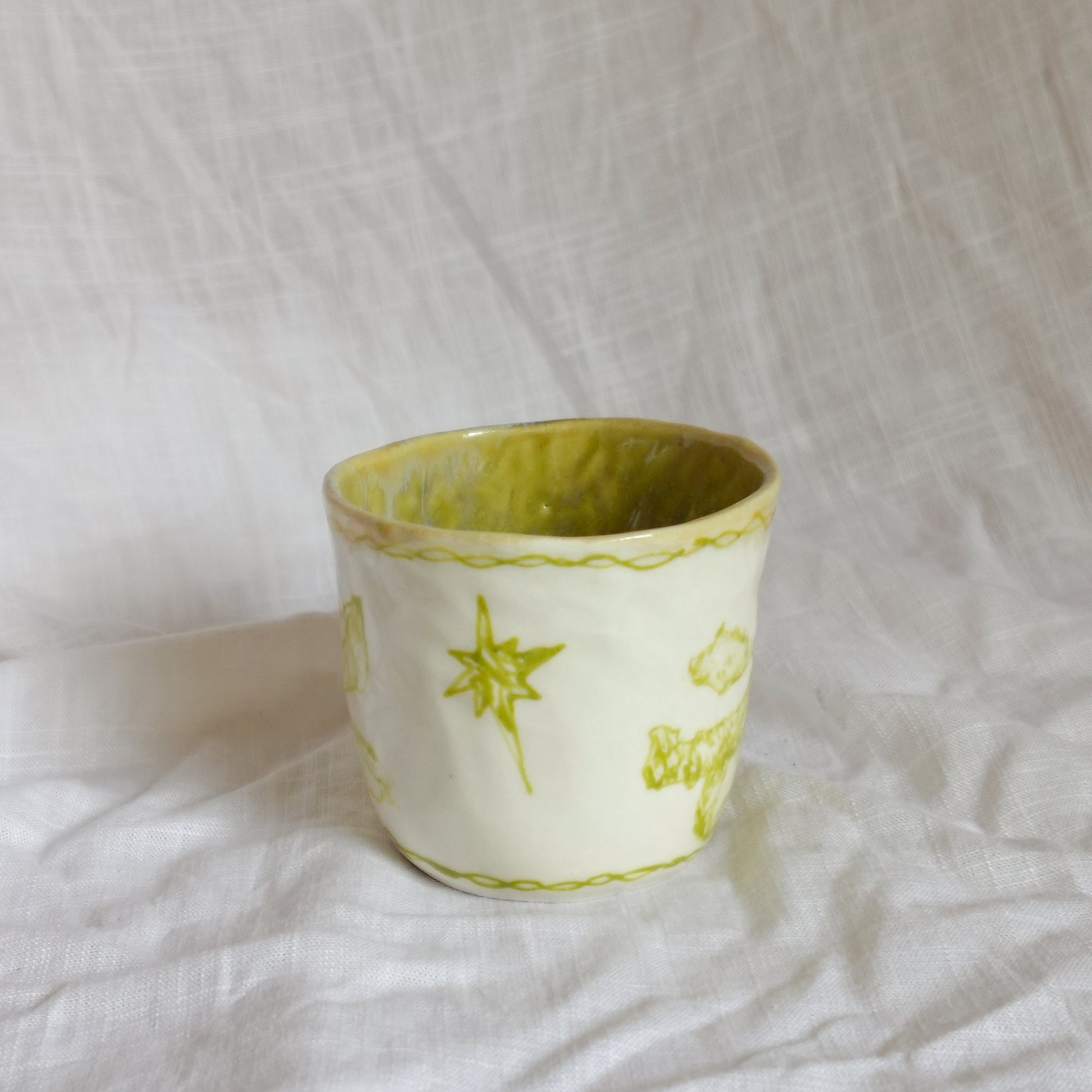 lime flavoured orchids. cup