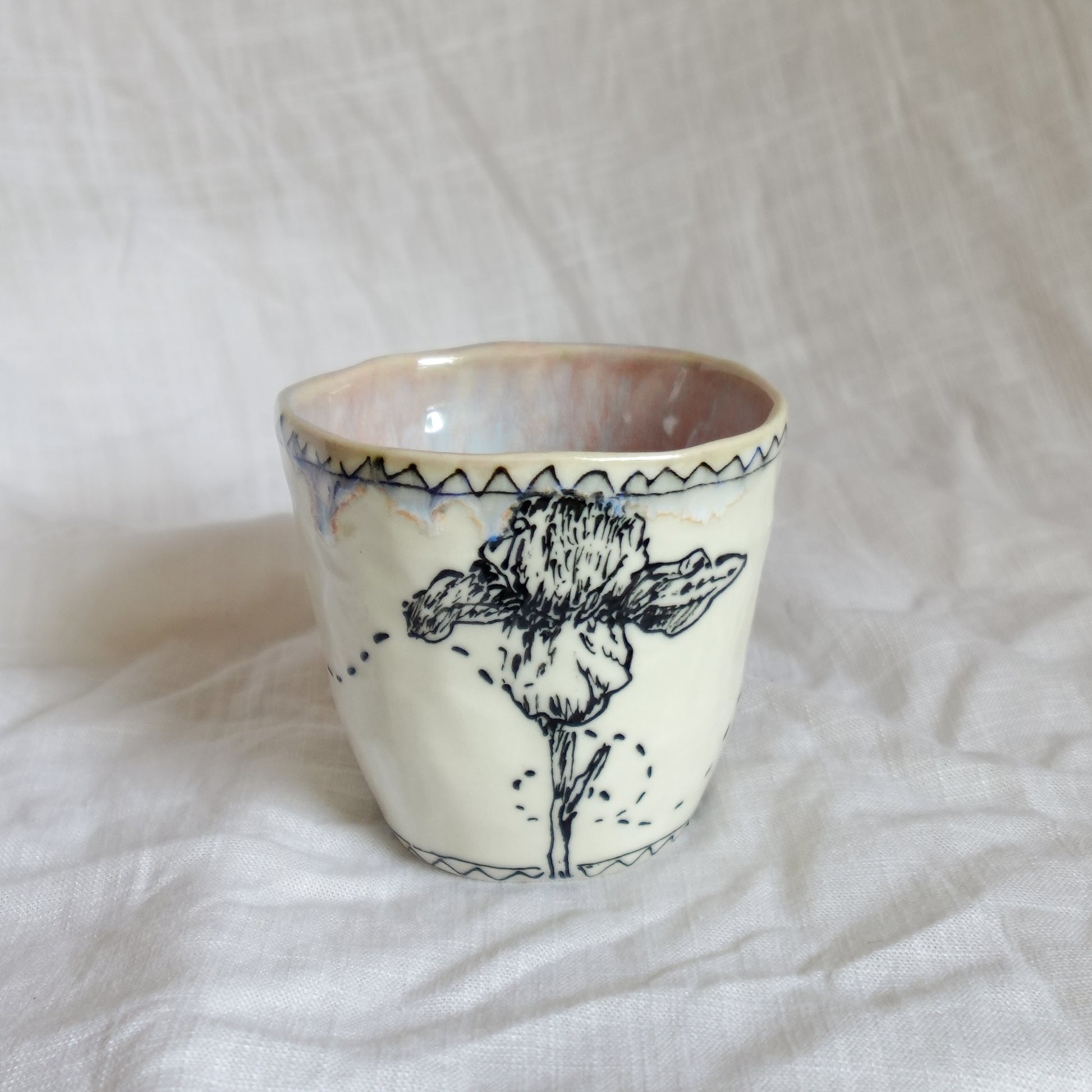 the fox and iris. cup