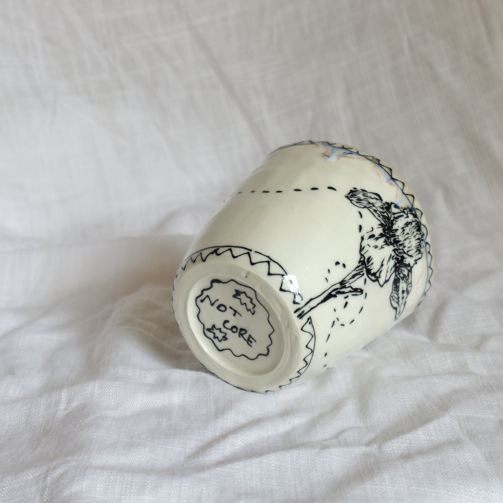 the fox and iris. cup