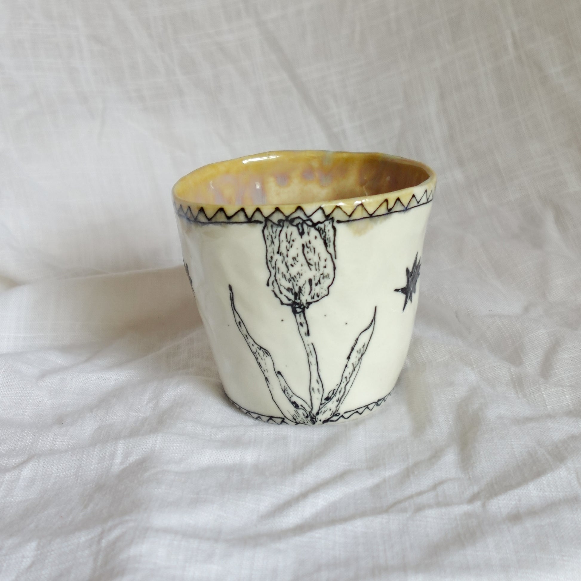 the tulips. cup