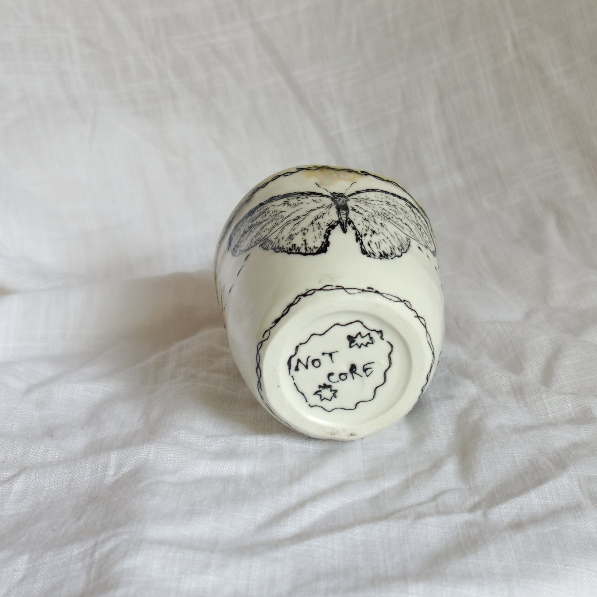 the butterflies. cup