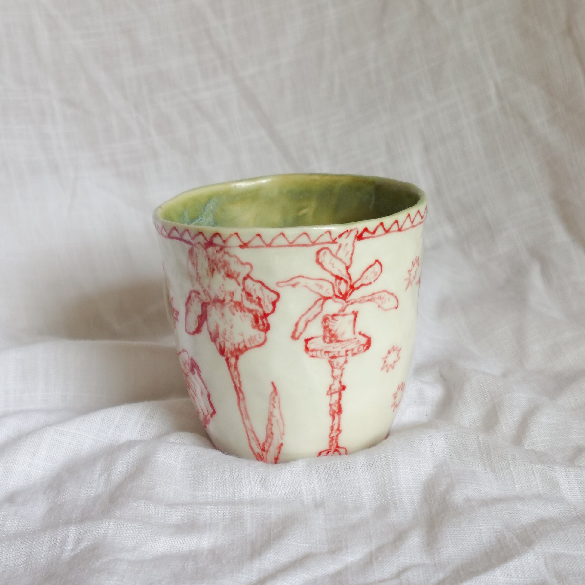 catch the hand. mug