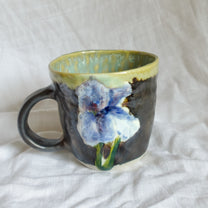 through the field. mug