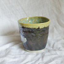 through the field. mug