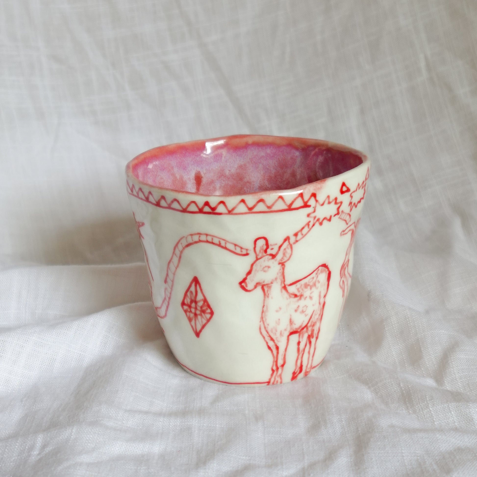 heavy handed // soft touch. mug