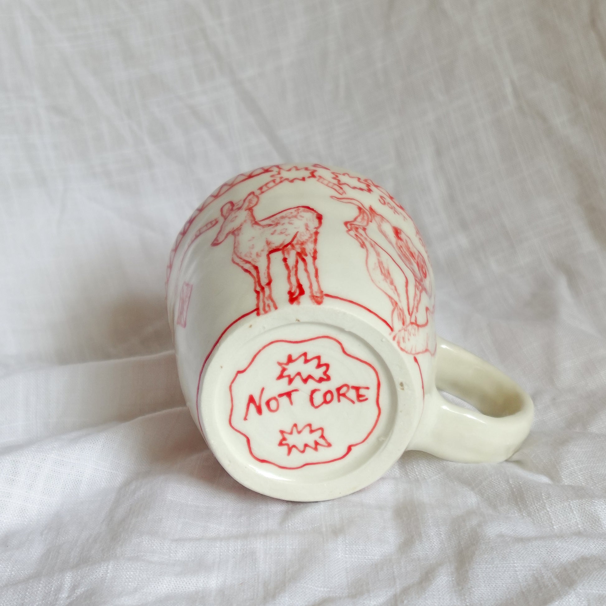 heavy handed // soft touch. mug