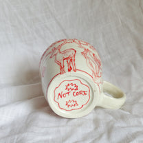 heavy handed // soft touch. mug