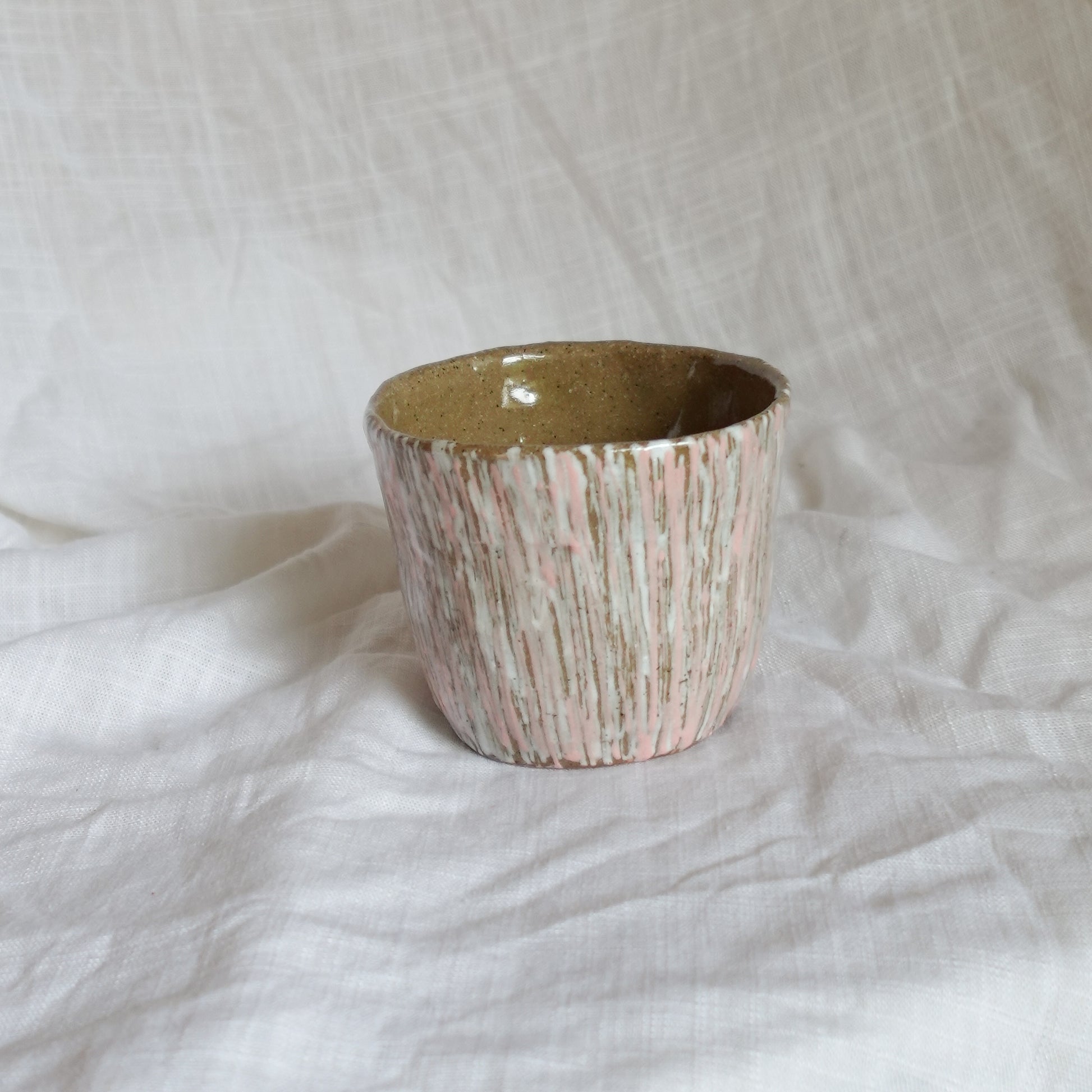 strawberries and cream biscuit. cup