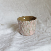 strawberries and cream biscuit. cup