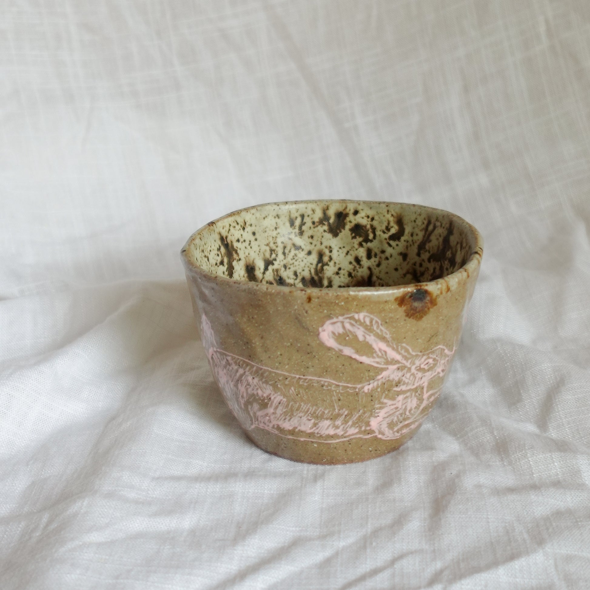 wood hare. mug