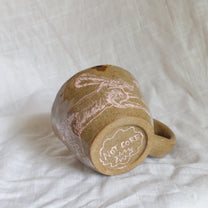 wood hare. mug