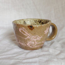 wood hare. mug