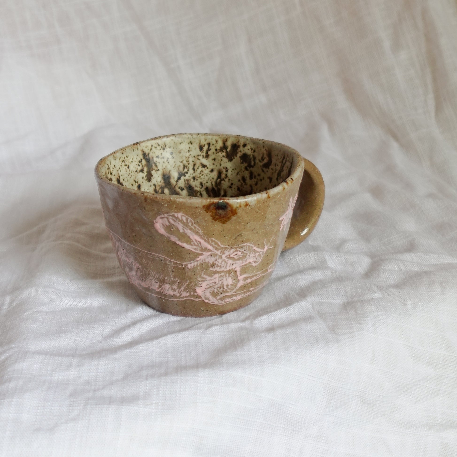 wood hare. mug
