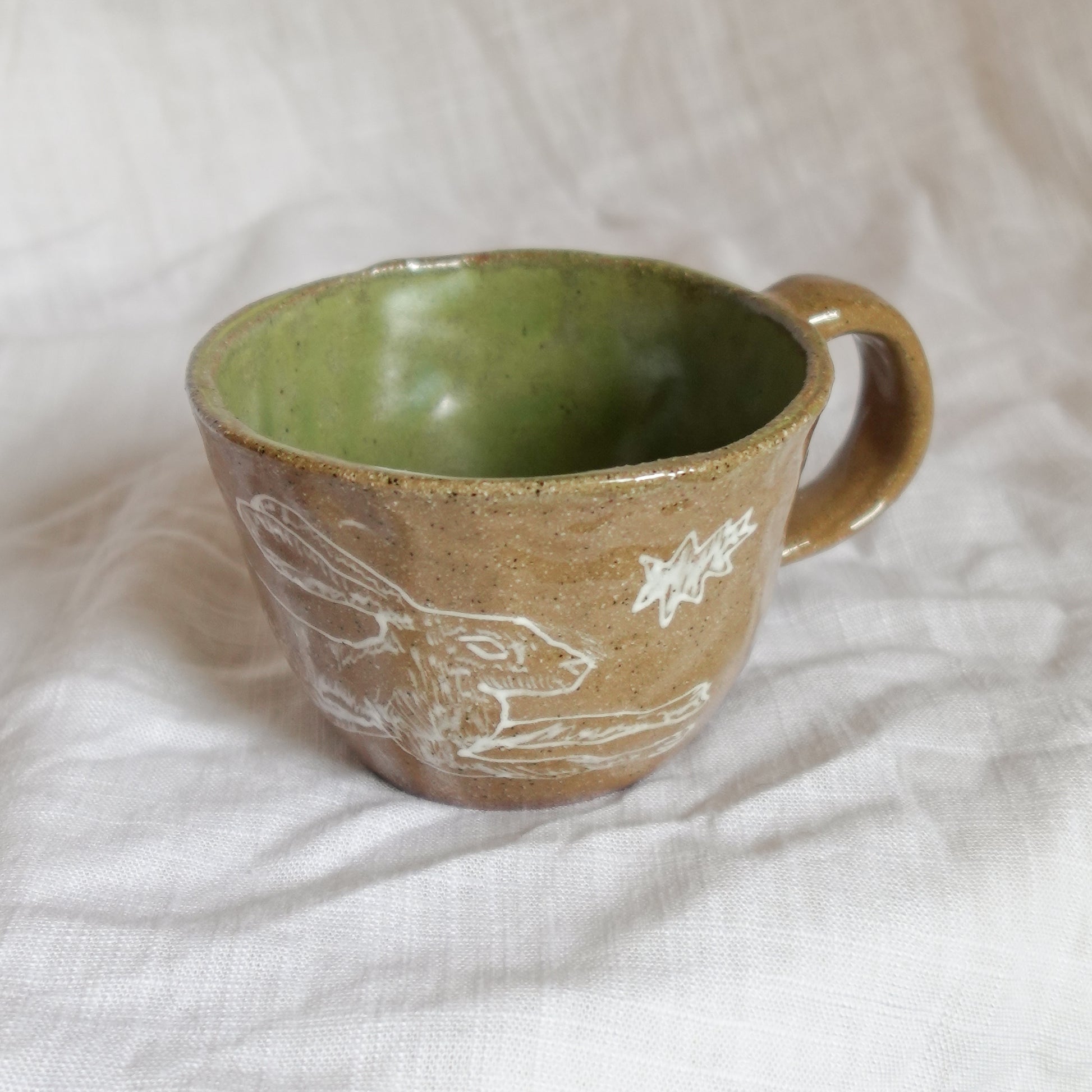 grass hare. mug
