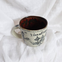 i love all things. mug