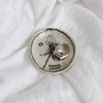donkey orchid. trinket dish