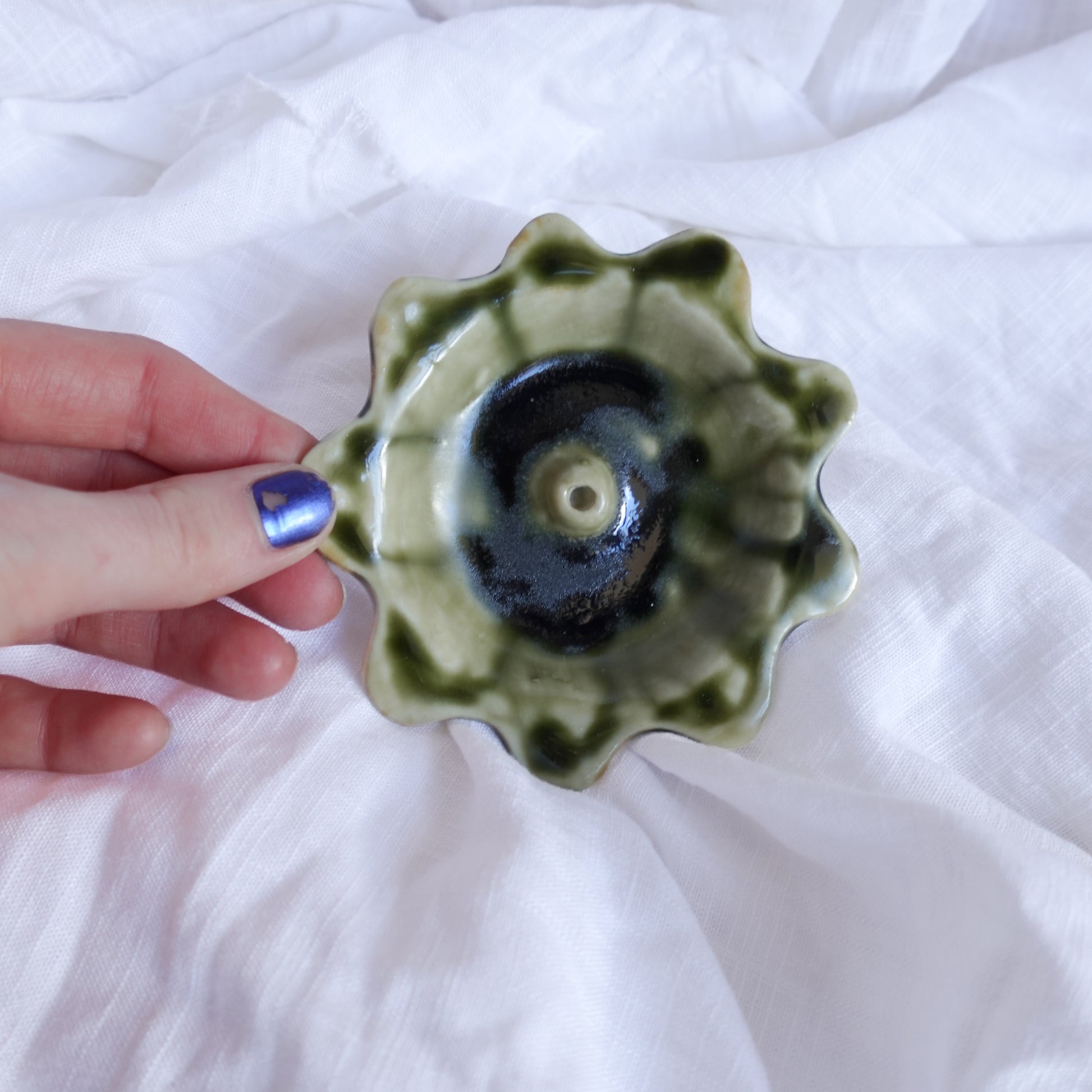 potion spill. incense holder