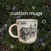 custom illustrated mug